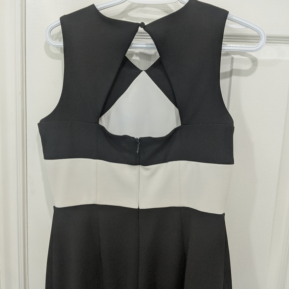 Calvin Klein Color Block Scuba Crepe Sheath Dress - Picture 7 of 7